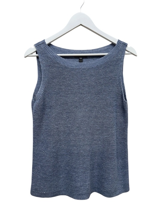 Eileen Fisher Tops - Eileen Fisher Women's 100% Organic Linen Knit Sleeveless Sweater Vest Tank XXS